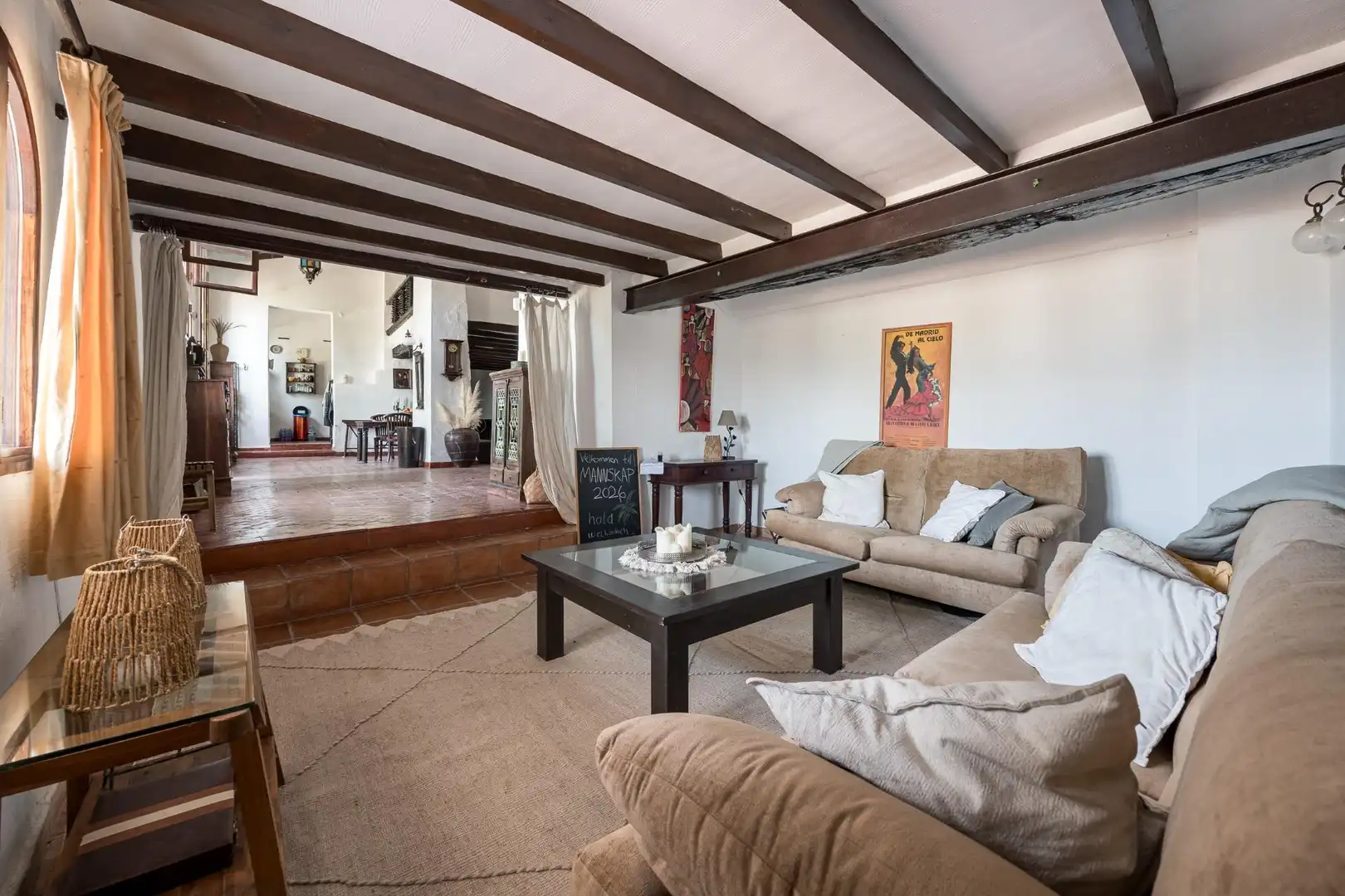 Sala d'estar de Finca rústica en venda en Polop amb Traster