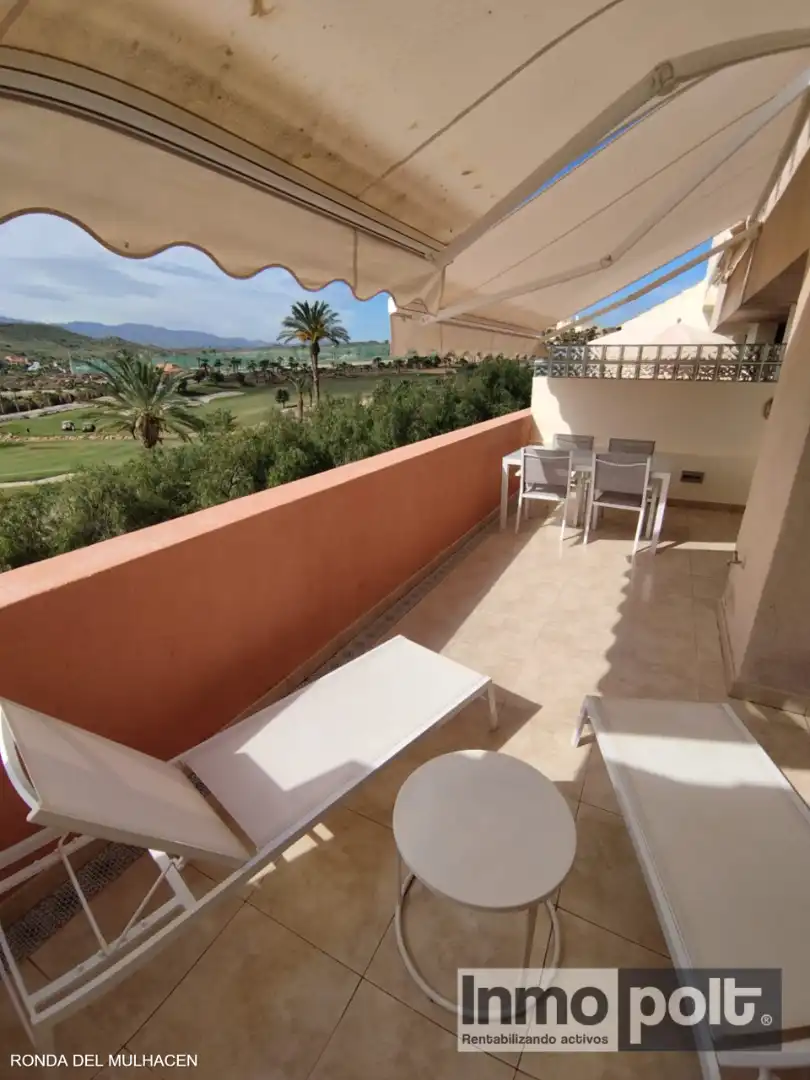 Terrasse von Wohnung zur Miete in Vera mit Klimaanlage, Heizung und Privatgarten