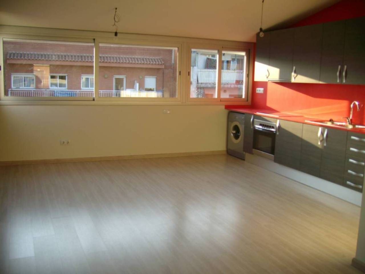 Kitchen of Attic for sale in Badalona  with Parquet flooring and Terrace