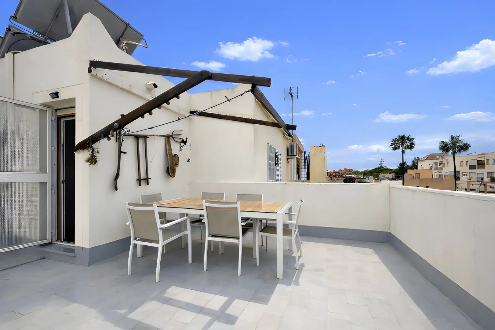Terrassa de Casa adosada en venda en Estepona amb Aire condicionat, Jardí privat i Terrassa