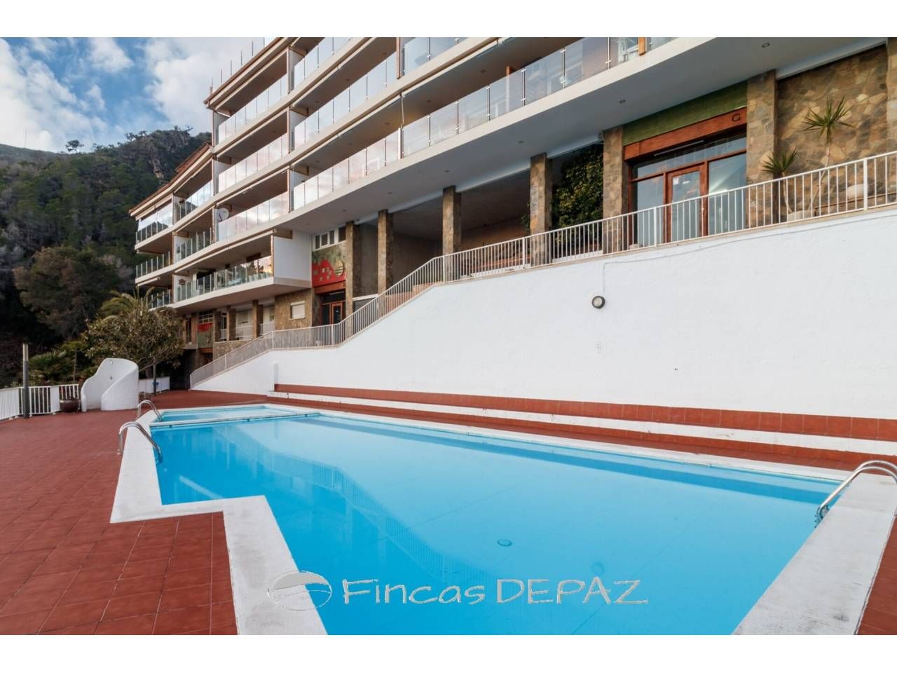 Swimming pool of Apartment for sale in Castelldefels  with Heating, Parquet flooring and Community pool