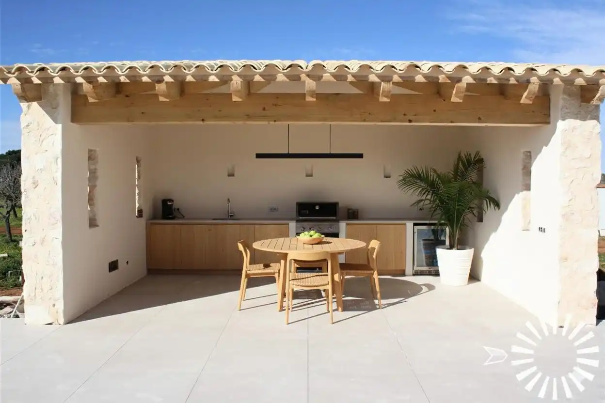 Terrassa de Finca rústica en venda en Santanyí amb Aire condicionat, Calefacció i Jardí privat