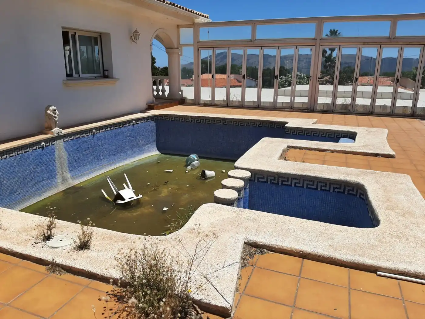 Swimming pool of Houses for sale in La Nucia  with Private garden, Terrace and Furnished