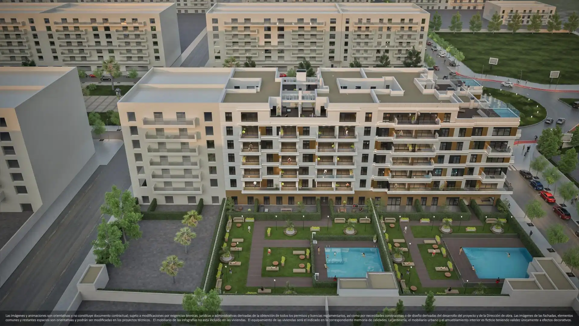 Vista exterior de Apartament en venda en Badajoz amb Aire condicionat, Calefacció i Jardí privat