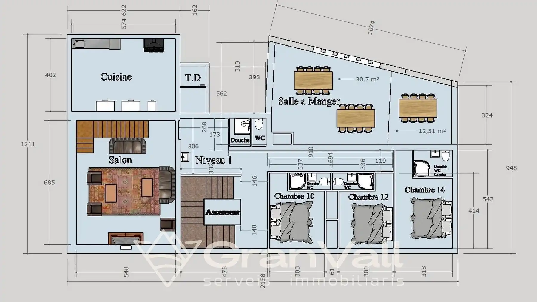 Haus mit Garten zum Verkauf in Angoustrine  -  Villeneuve - des - Escaldes, imagen 19