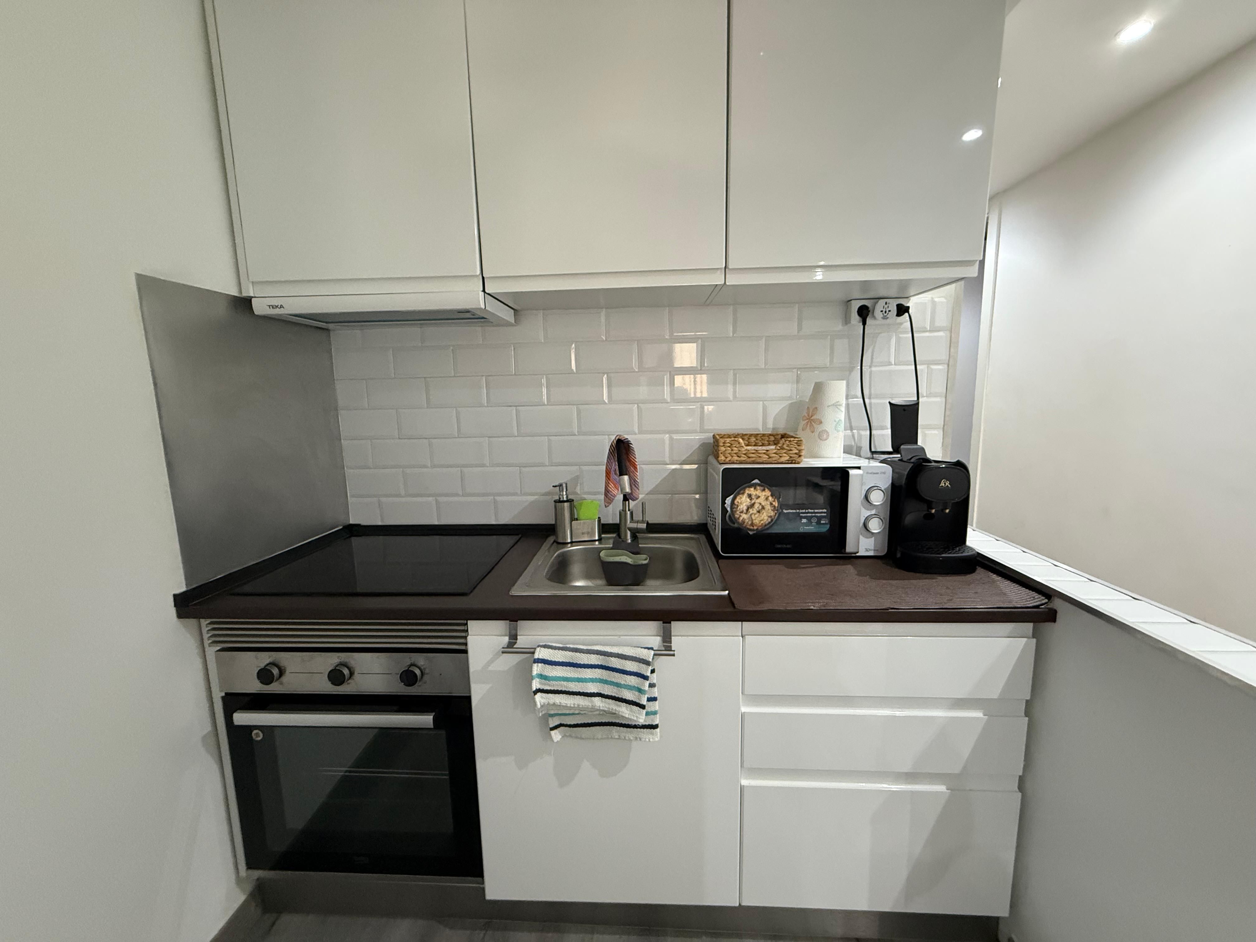 Kitchen of Planta baja for sale in  Madrid Capital  with Heating