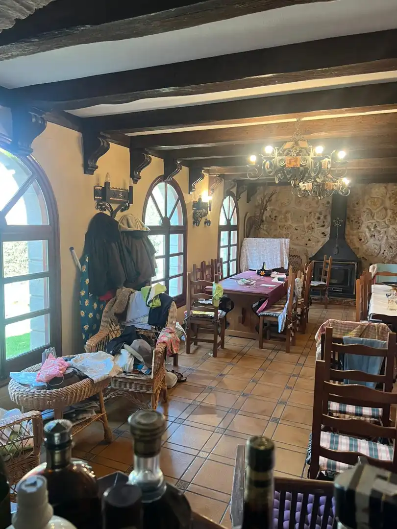 Dining room of Houses for sale in Revillarruz  with Heating, Private garden and Parquet flooring