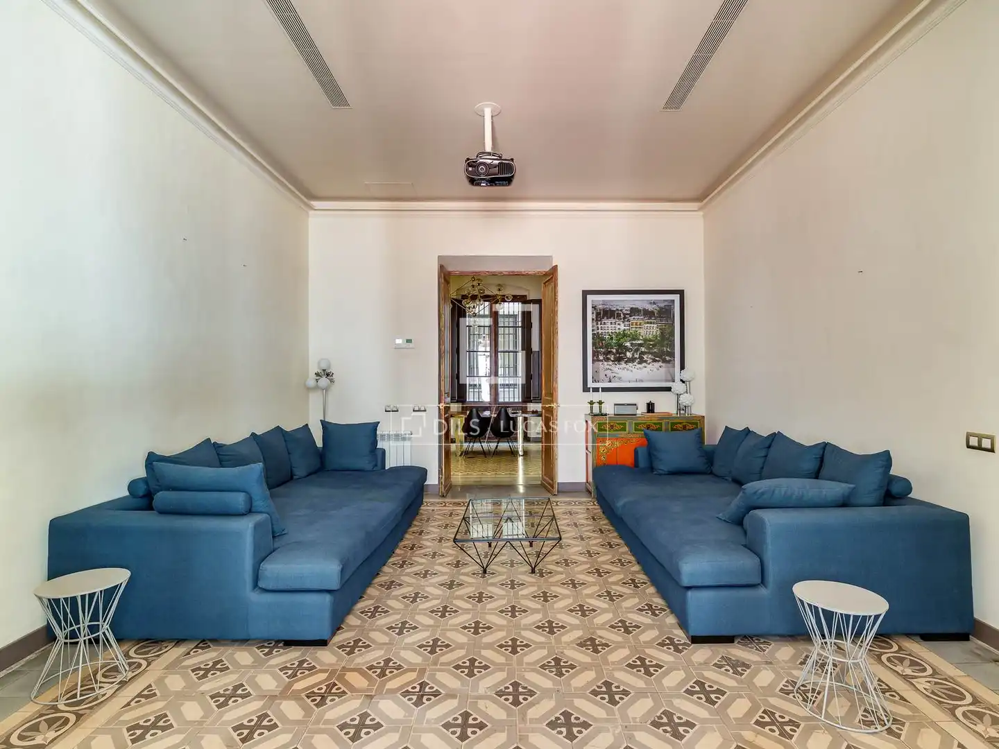 Sala de estar de Piso en venta en Barcelona con Aire acondicionado, Calefacción y Parquet