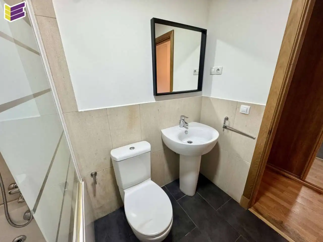 Baño de Ático en venta en O Porriño   con Calefacción, Terraza y Trastero