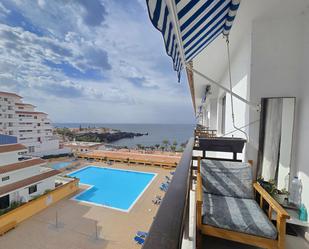 Swimming pool of Flat for sale in Santiago del Teide  with Balcony and Community pool