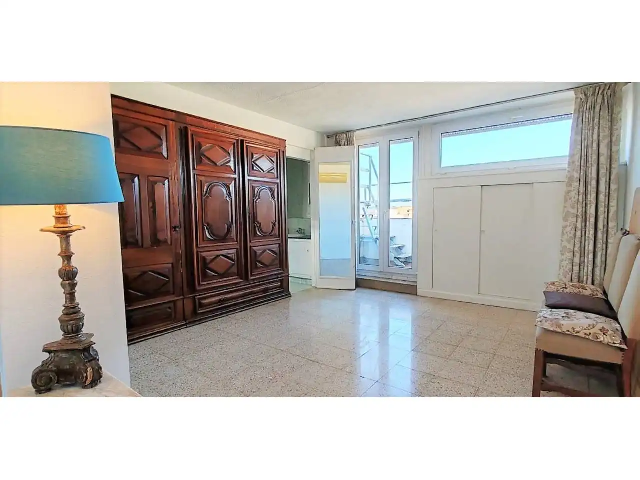 Schlafzimmer von Wohnung zum Verkauf in Girona mit Klimaanlage, Heizung und Terrasse