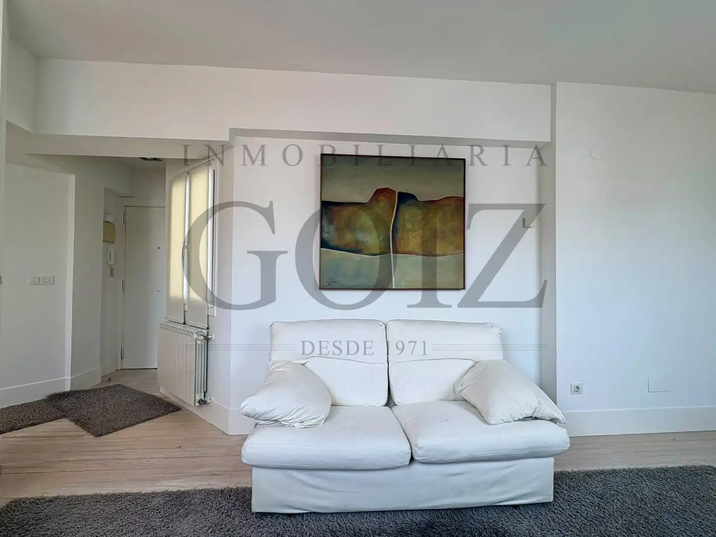 Sala de estar de Piso de alquiler en Donostia - San Sebastián  con Calefacción