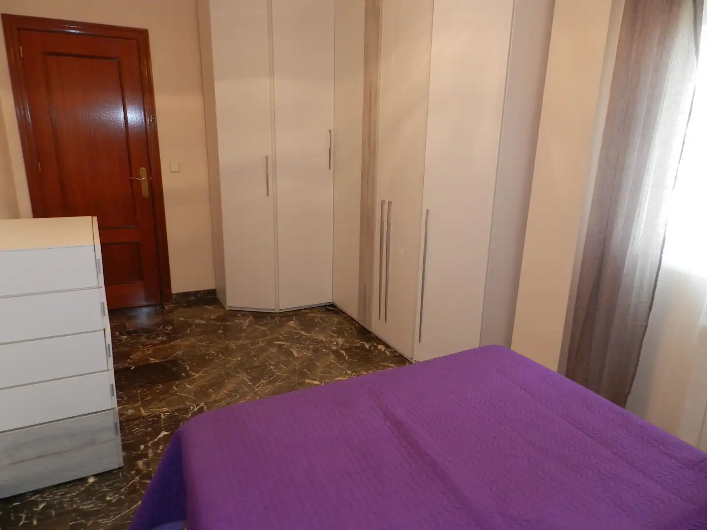 Bedroom of Flat for rent in Linares  with Air Conditioner, Heating and Furnished