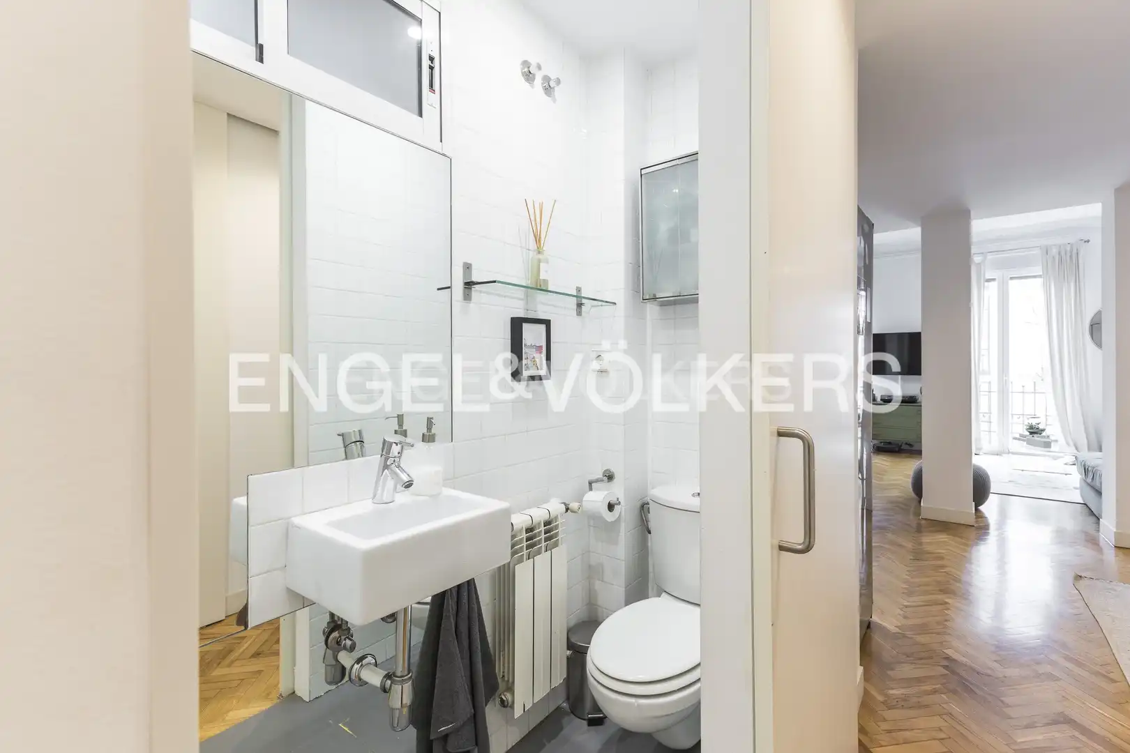 Badezimmer von Wohnung zur Miete in Chamberí