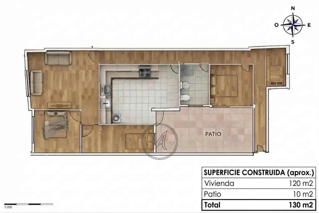Wohnung zum Verkauf in Alicante / Alacant mit Möbliert