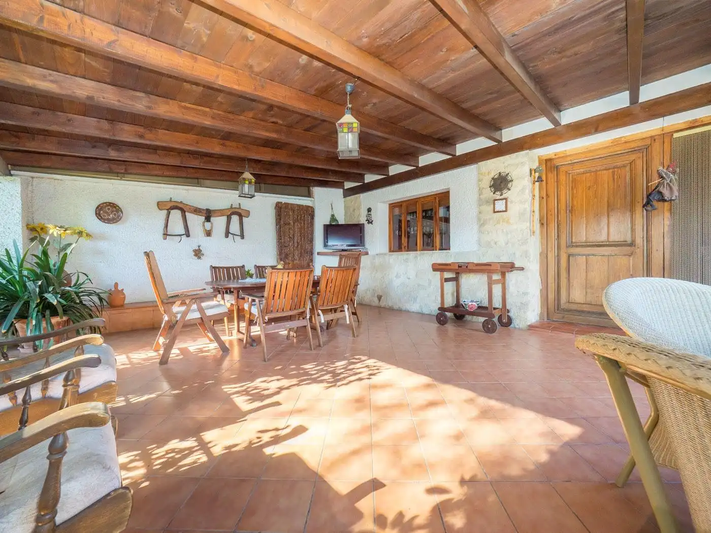 Terrassa de Casa o xalet en venda en Partidas de Alicante