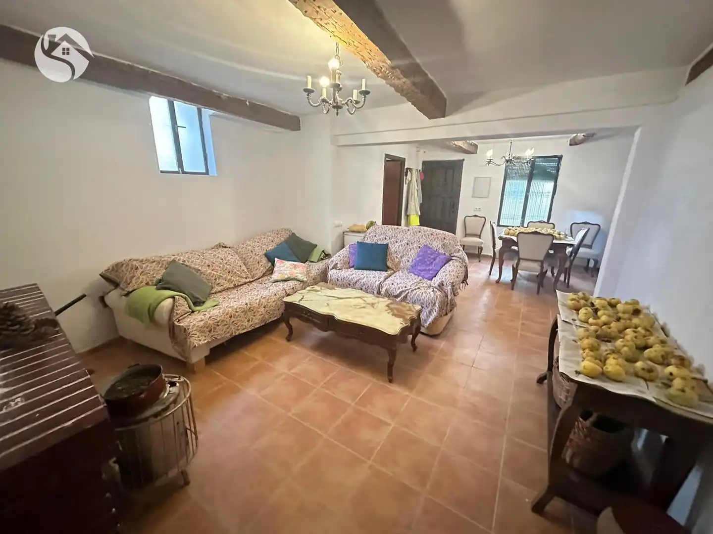 Sala de estar de Casa o chalet en venta en Palomera con Calefacción