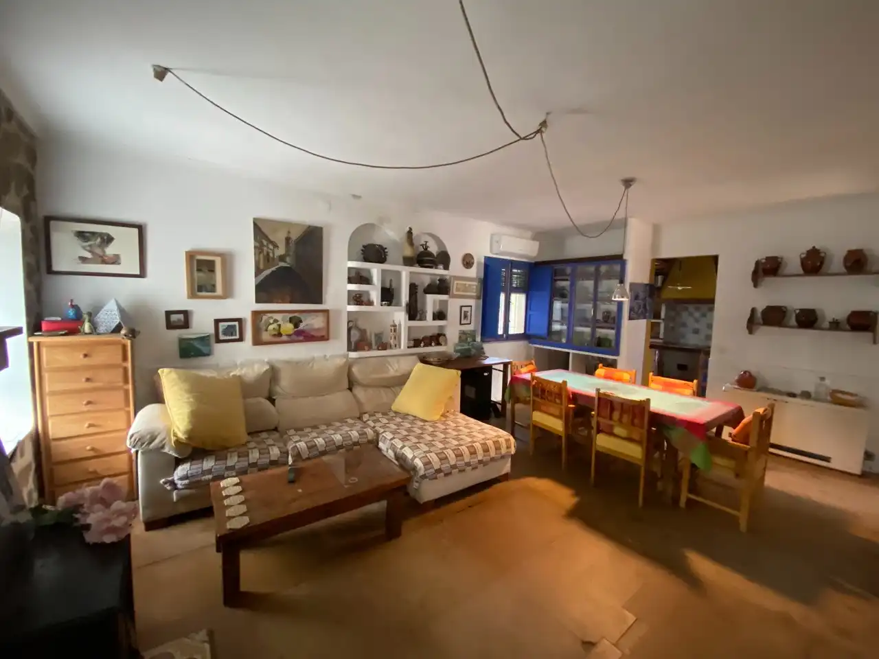 Sala de estar de Casa o chalet en venta en Corral de Calatrava con Aire acondicionado, Calefacción y Jardín privado