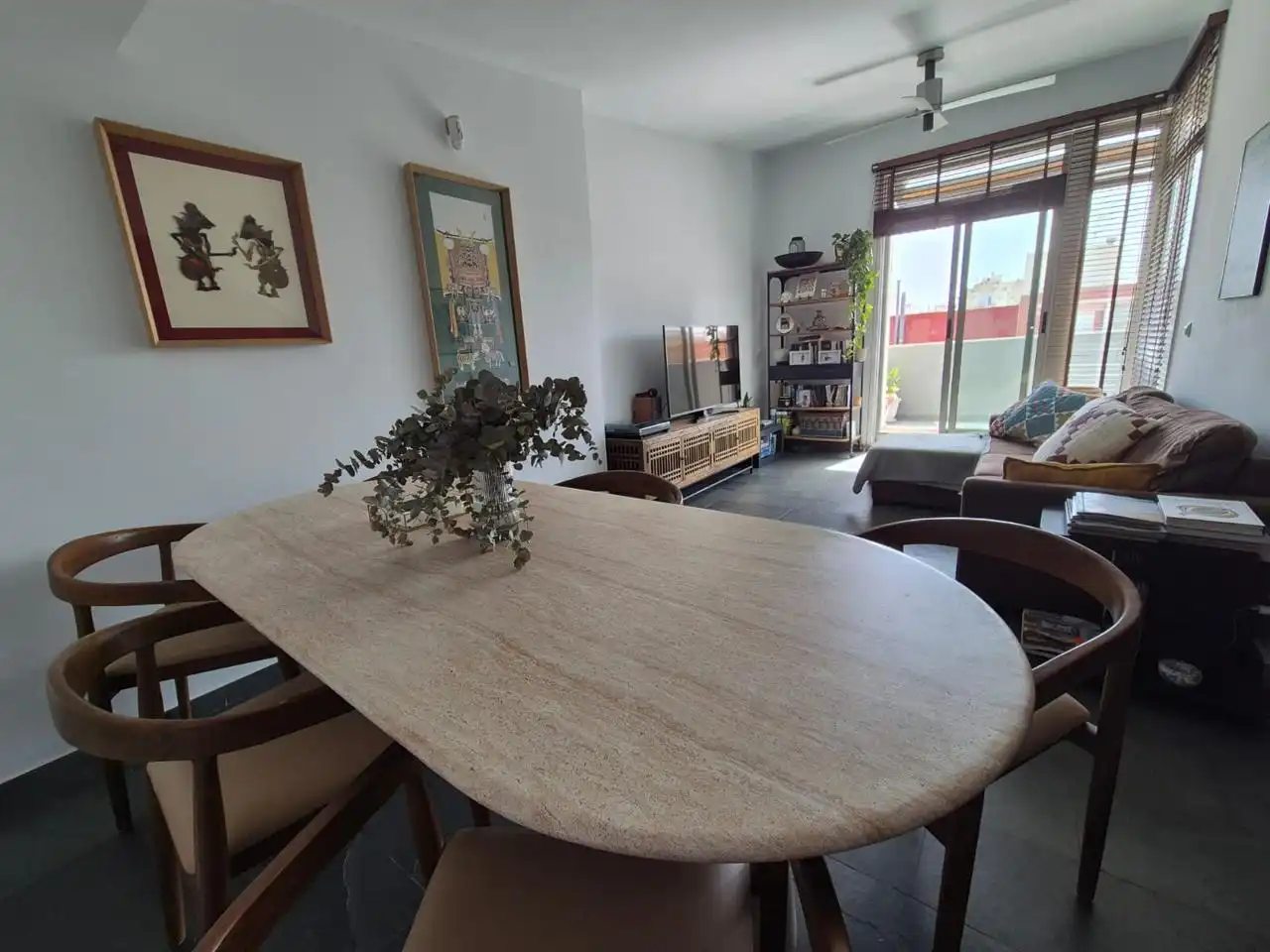 Comedor de Piso en venta en Alicante / Alacant con Aire acondicionado, Terraza y Amueblado