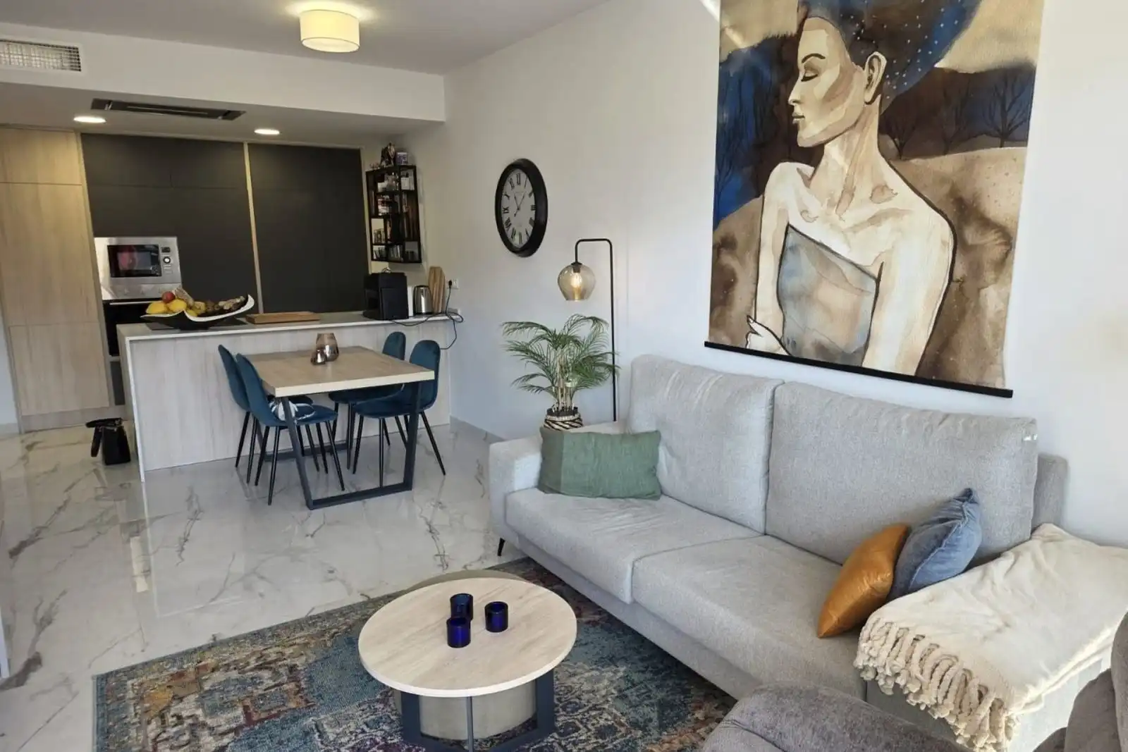 Sala d'estar de Apartament en venda en Orihuela amb Terrassa i Piscina comunitària
