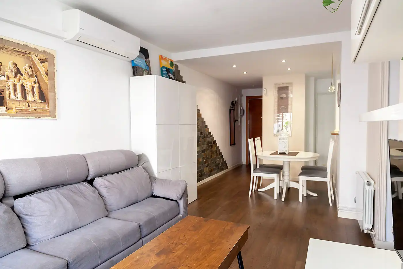 Sala de estar de Piso en venta en Barcelona con Aire acondicionado, Calefacción y Terraza