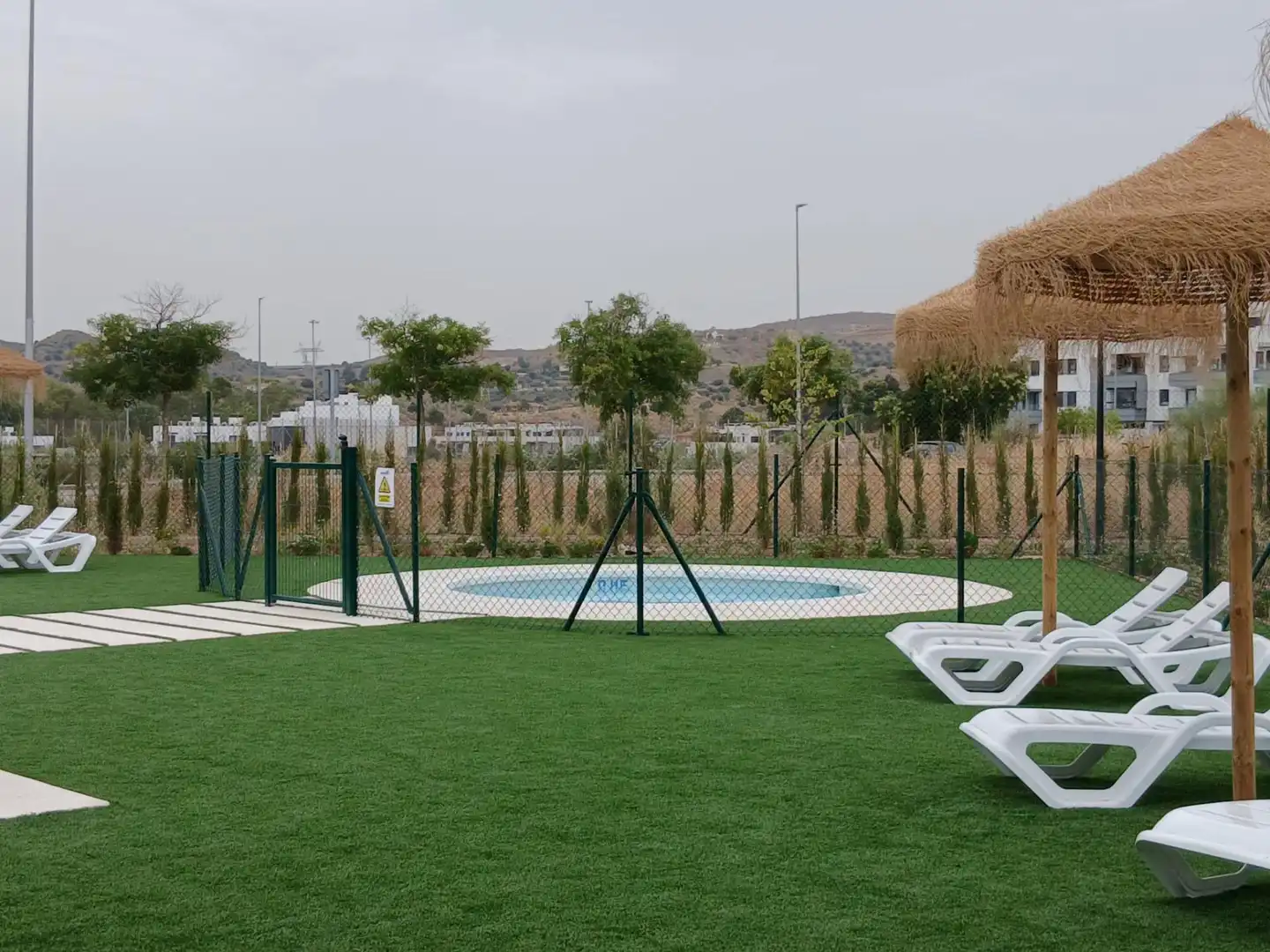 Piscina de Piso en venta en Málaga con Aire acondicionado, Jardín privado y Terraza