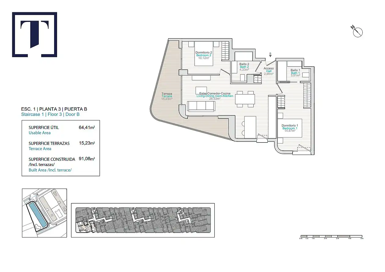 Apartamento con terraza en venta en Platja de Torres, imagen 21