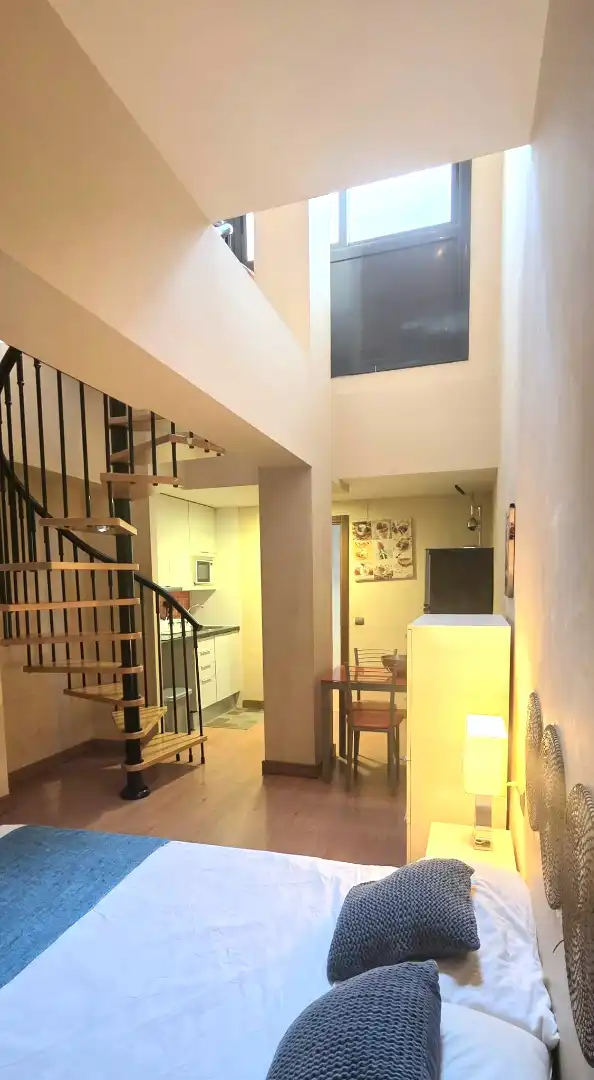Cocina de Dúplex de alquiler en Barcelona con Aire acondicionado, Calefacción y Terraza