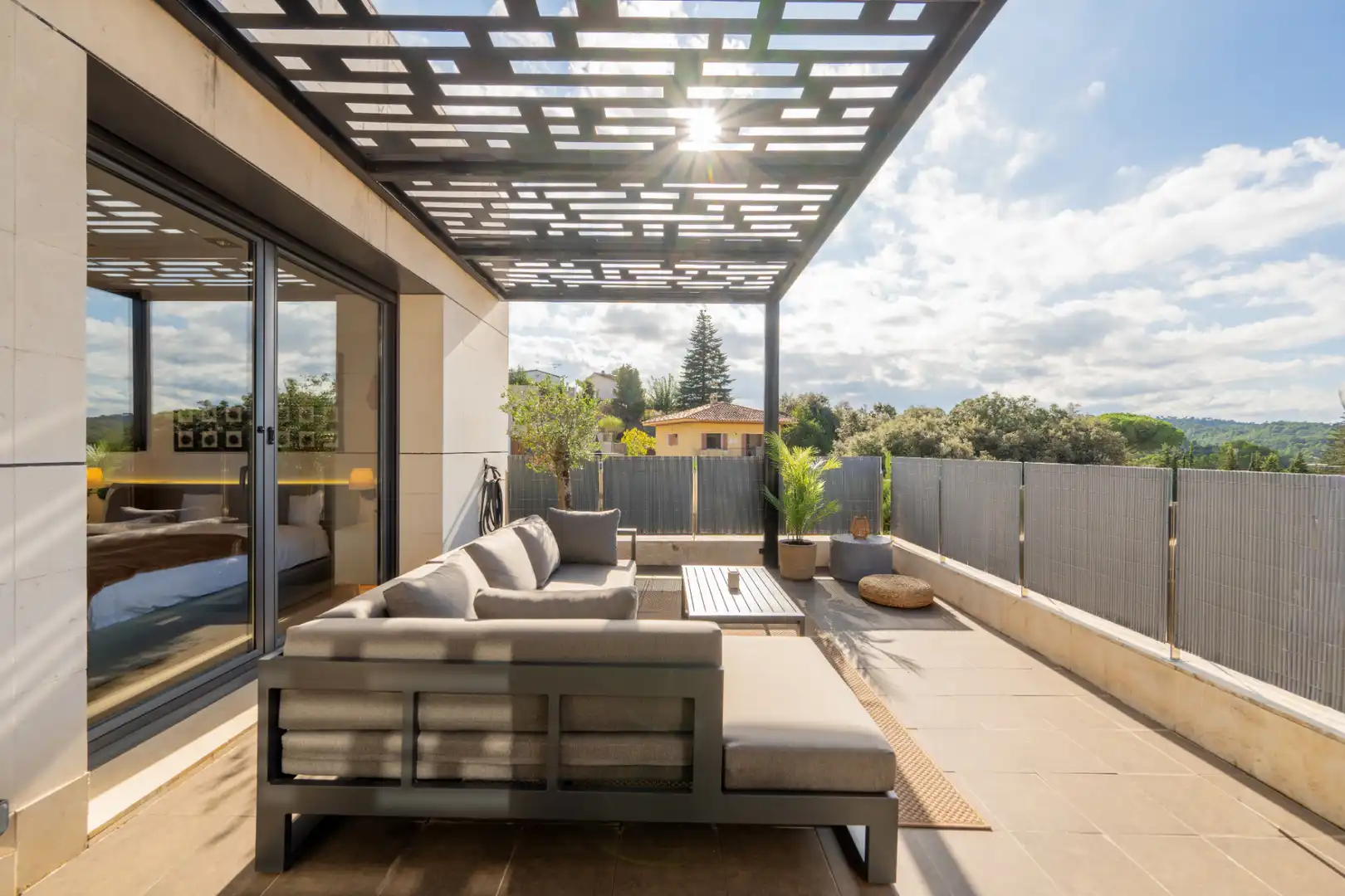 Terraza de Casa o chalet en venta en Sant Cugat del Vallès con Aire acondicionado, Calefacción y Jardín privado