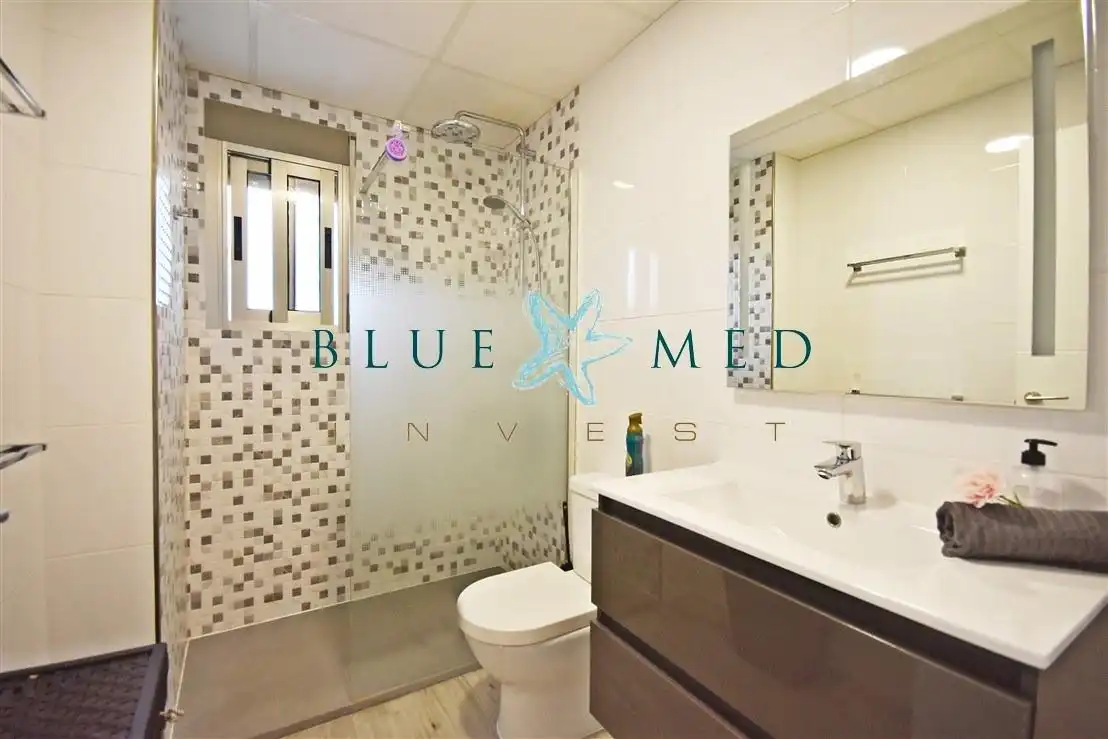 Baño de Casa o chalet en venta en Mazarrón con Aire acondicionado, Calefacción y Jardín privado