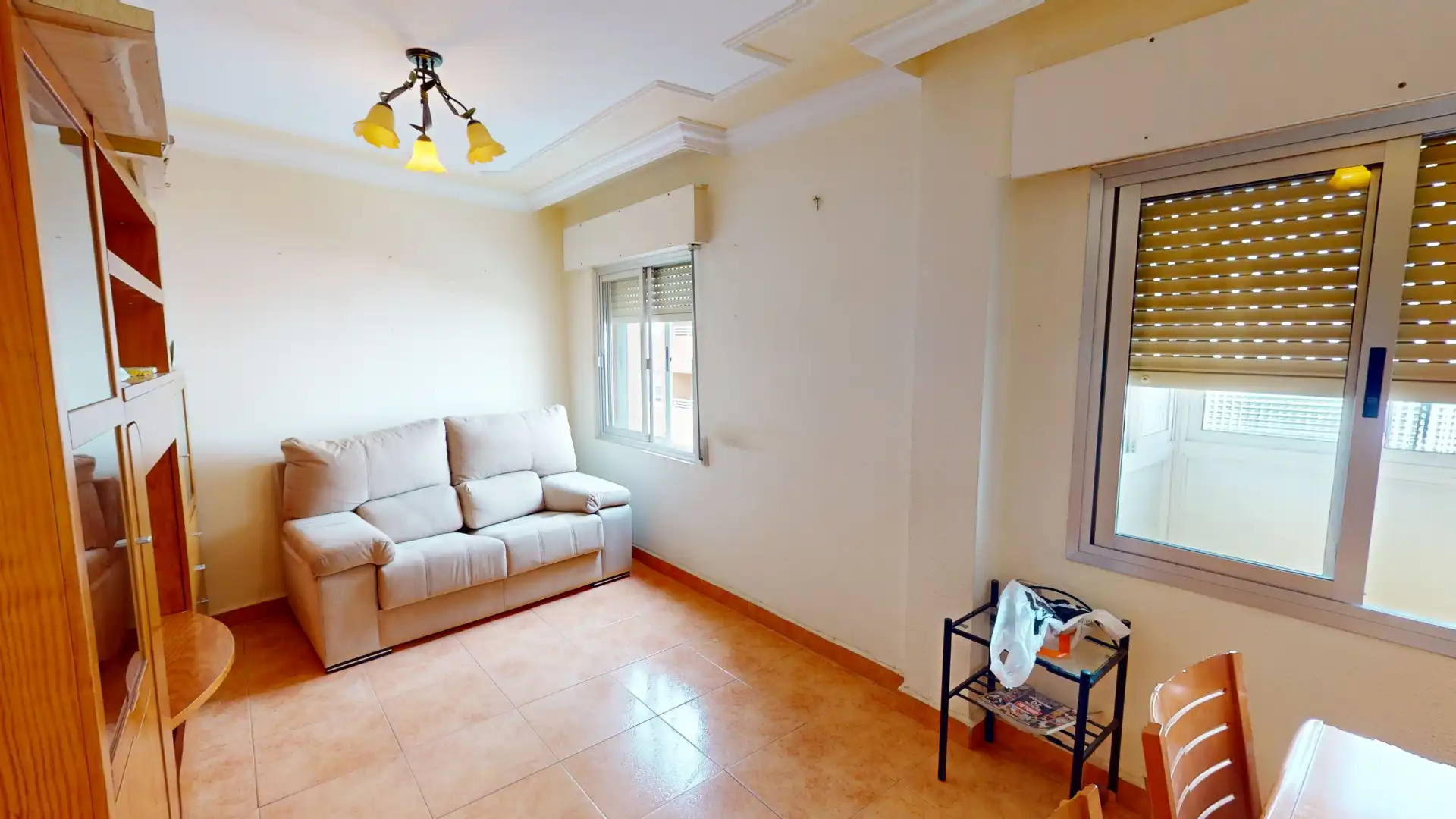 Living room of Flat for sale in  Albacete Capital  with Furnished