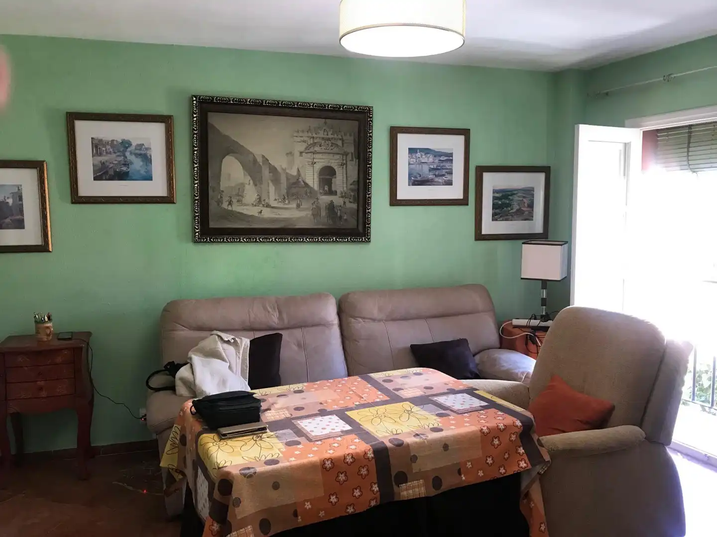 Esszimmer von Wohnung zur Miete in Sevilla mit Klimaanlage, Terrasse und Möbliert