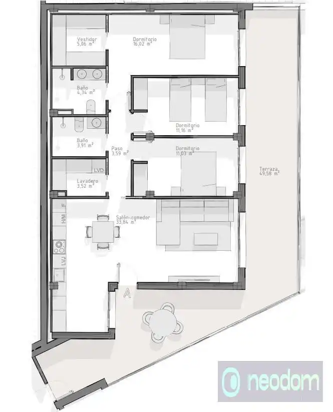 Wohnung mit Pool zum Verkauf in N/A, imagen 12