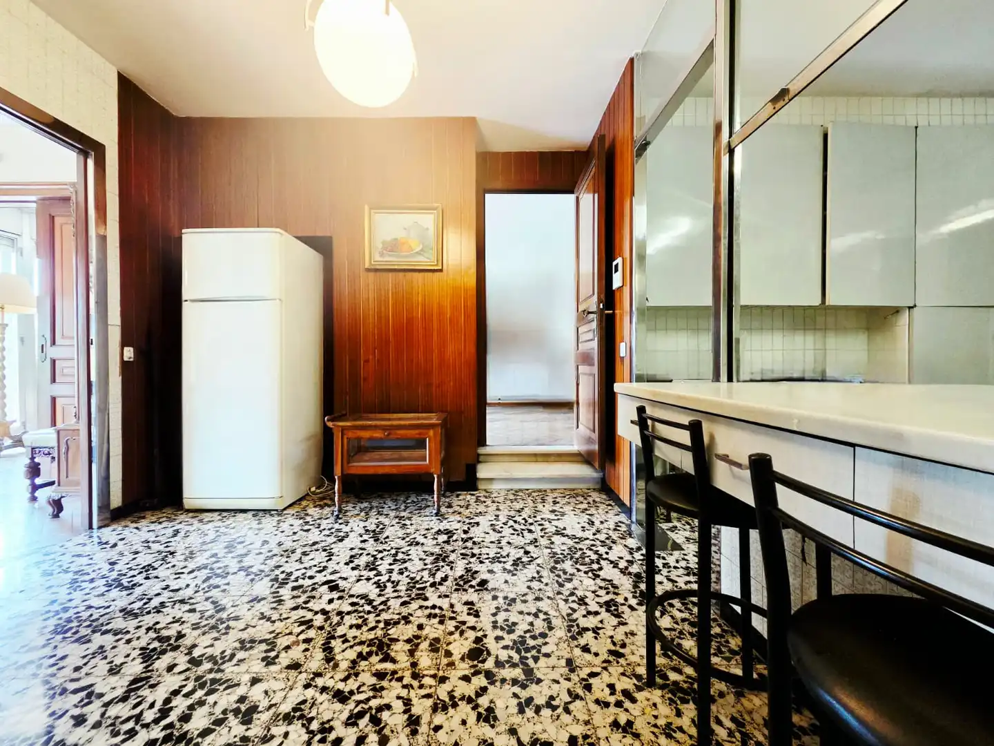 Kitchen of Flat for sale in Barcelona  with Air Conditioner, Heating and Parquet flooring