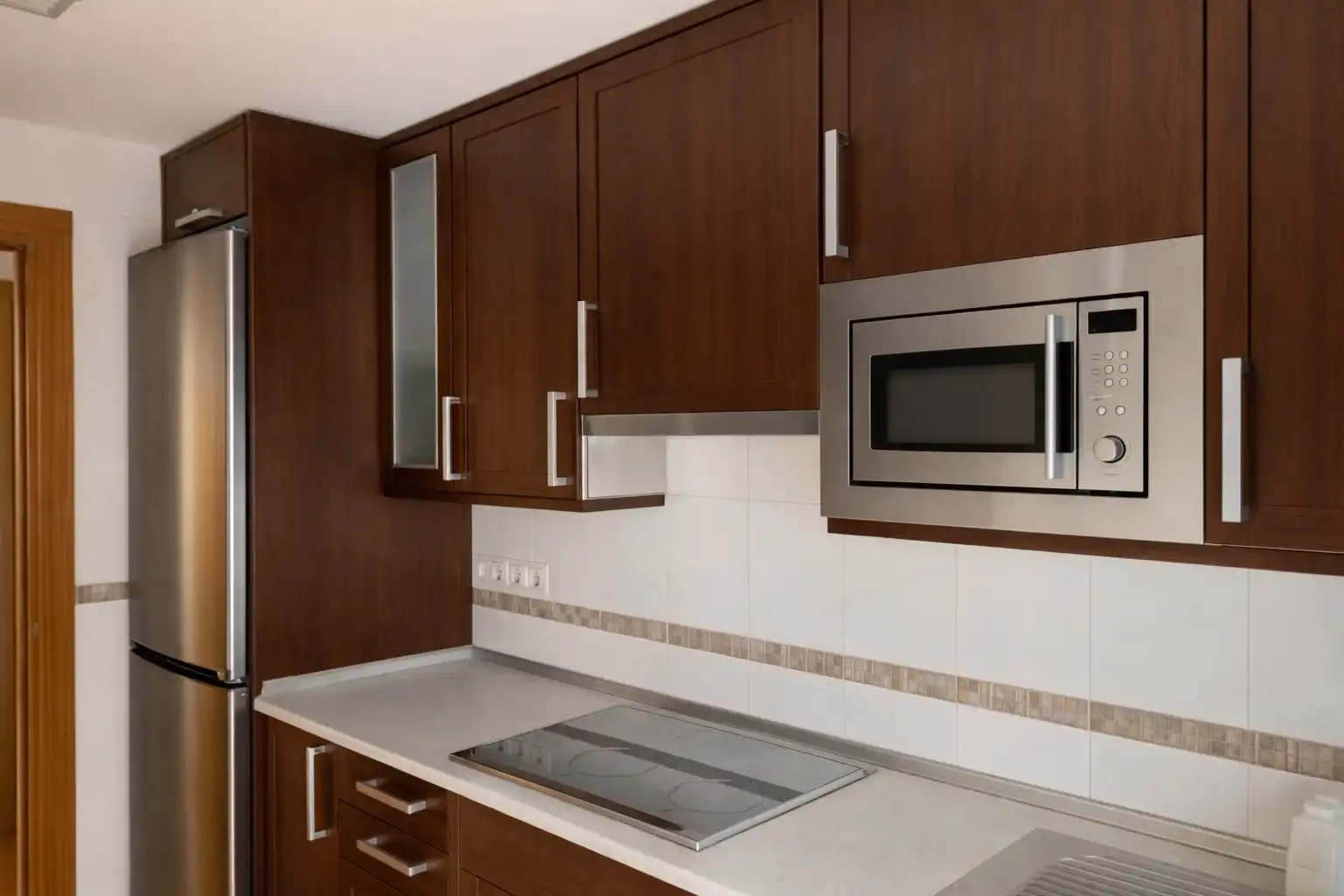 Küche von Wohnung zum Verkauf in Madrid mit Klimaanlage, Heizung und Parkett