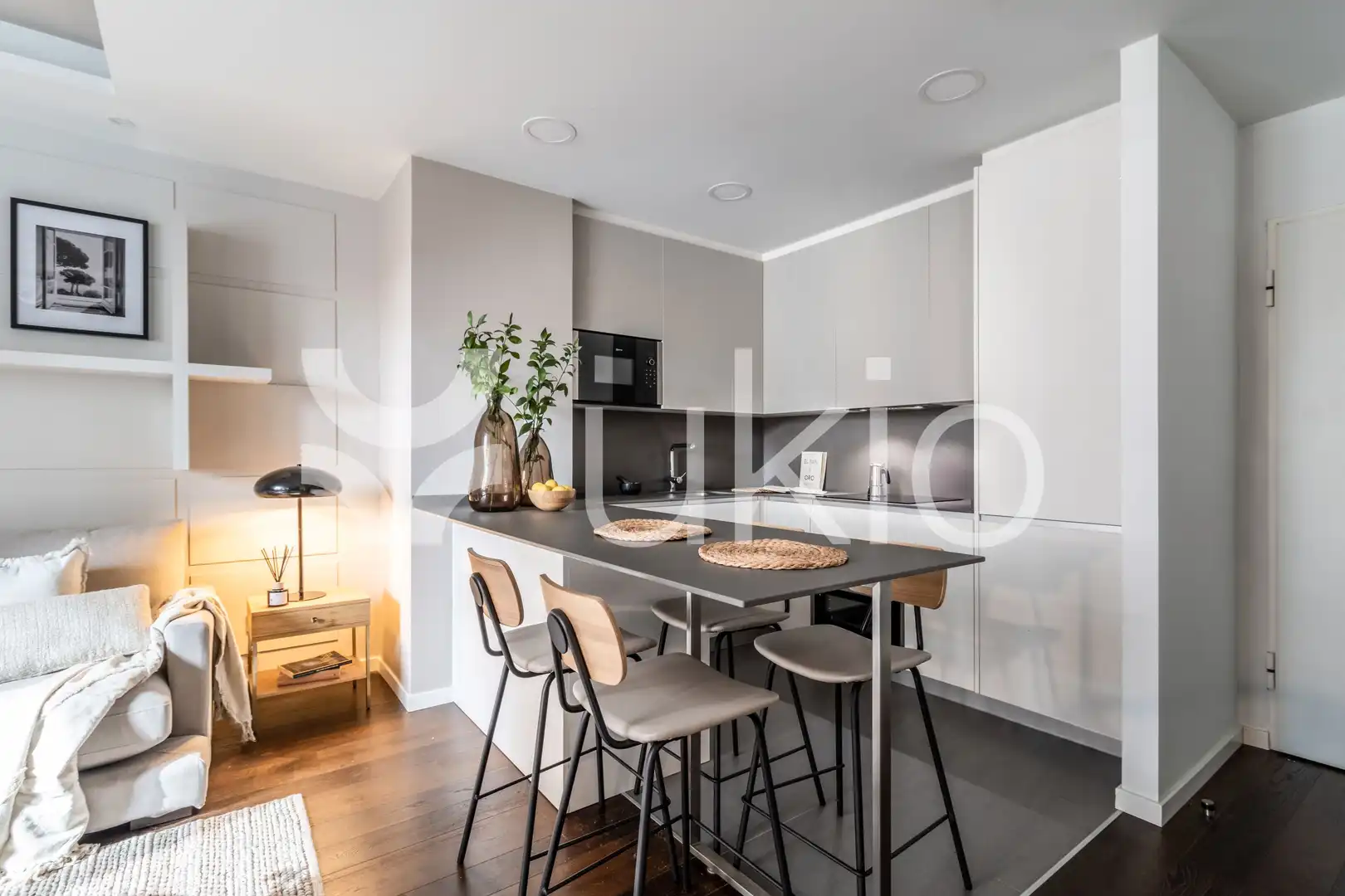 Kitchen of Apartments for rent in Madrid  with Air Conditioner, Heating and Furnished
