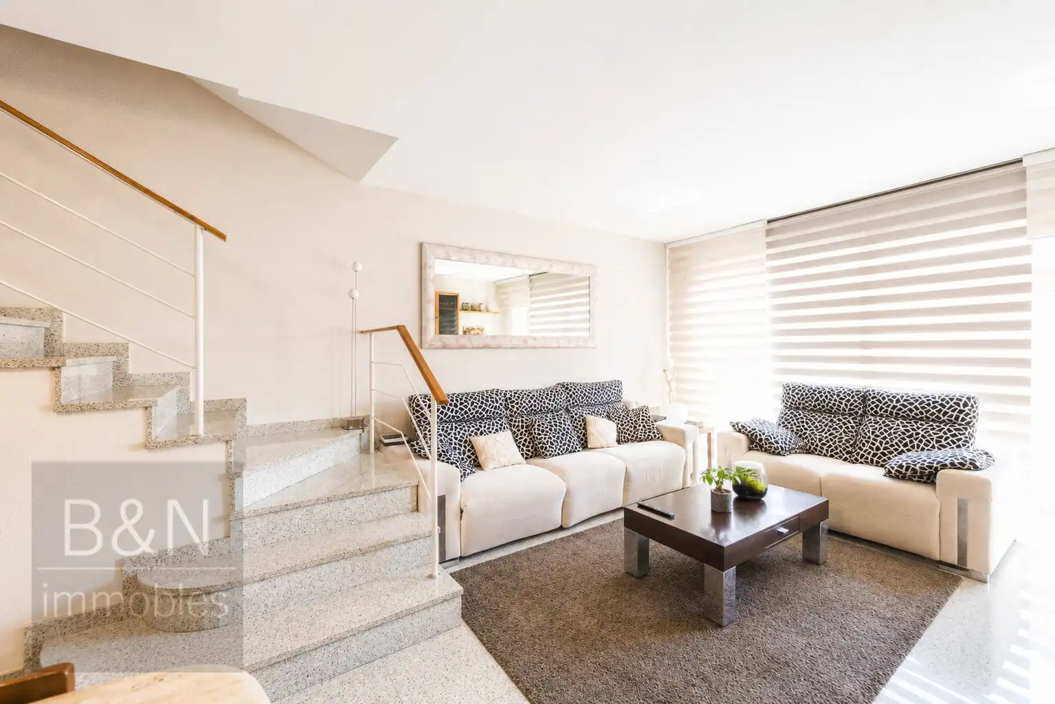 Sala de estar de Casa o chalet en venta en Terrassa con Aire acondicionado, Calefacción y Terraza