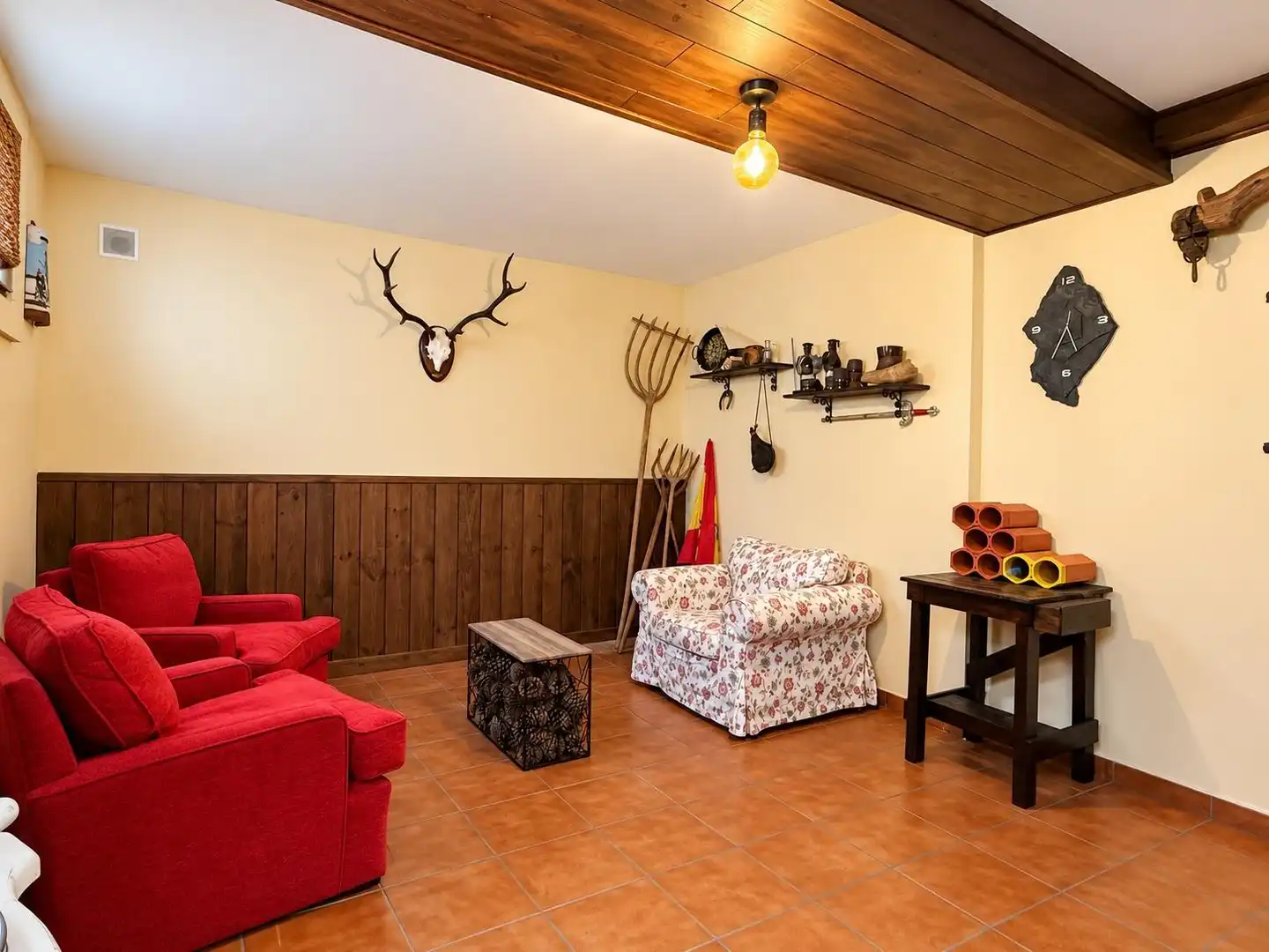 Living room of Houses for sale in Chiloeches, Guadalajara