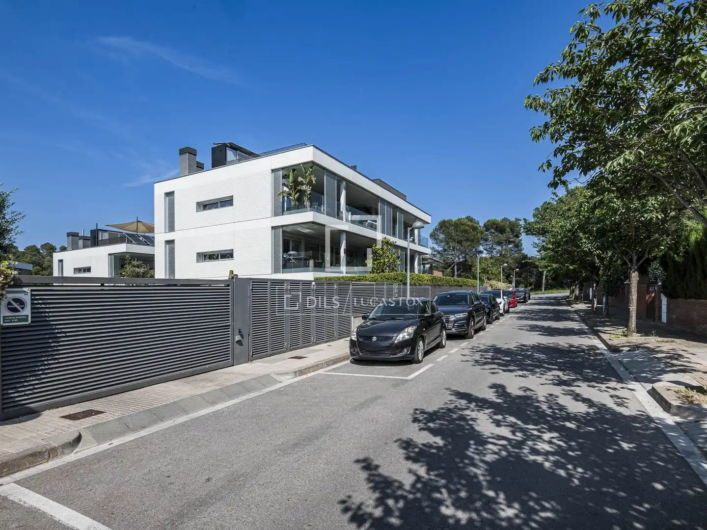 Vista exterior de Pis en venda en Sant Cugat del Vallès amb Aire condicionat, Calefacció i Terrassa