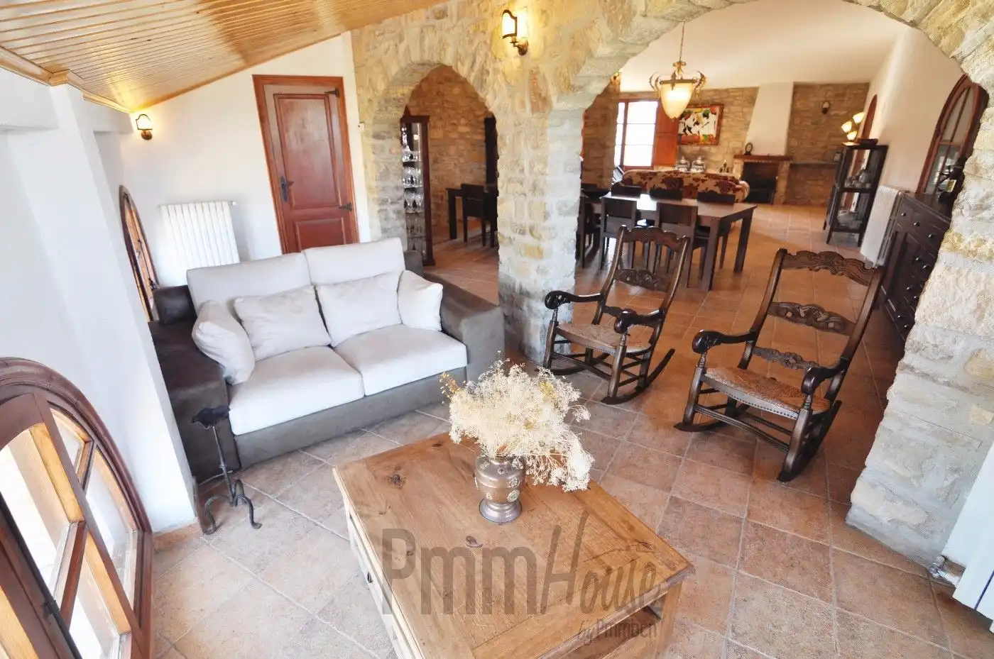 Sala de estar de Finca rústica en venta en Calonge de Segarra con Terraza, Trastero y Piscina
