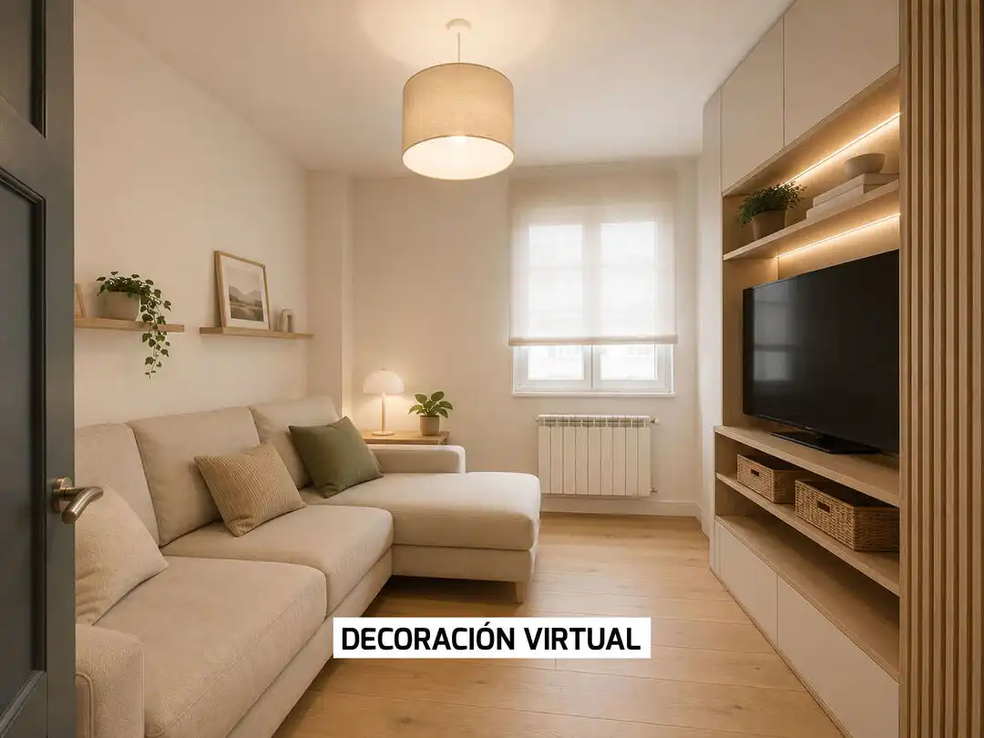 Sala de estar de Piso en venta en Vitoria - Gasteiz con Calefacción