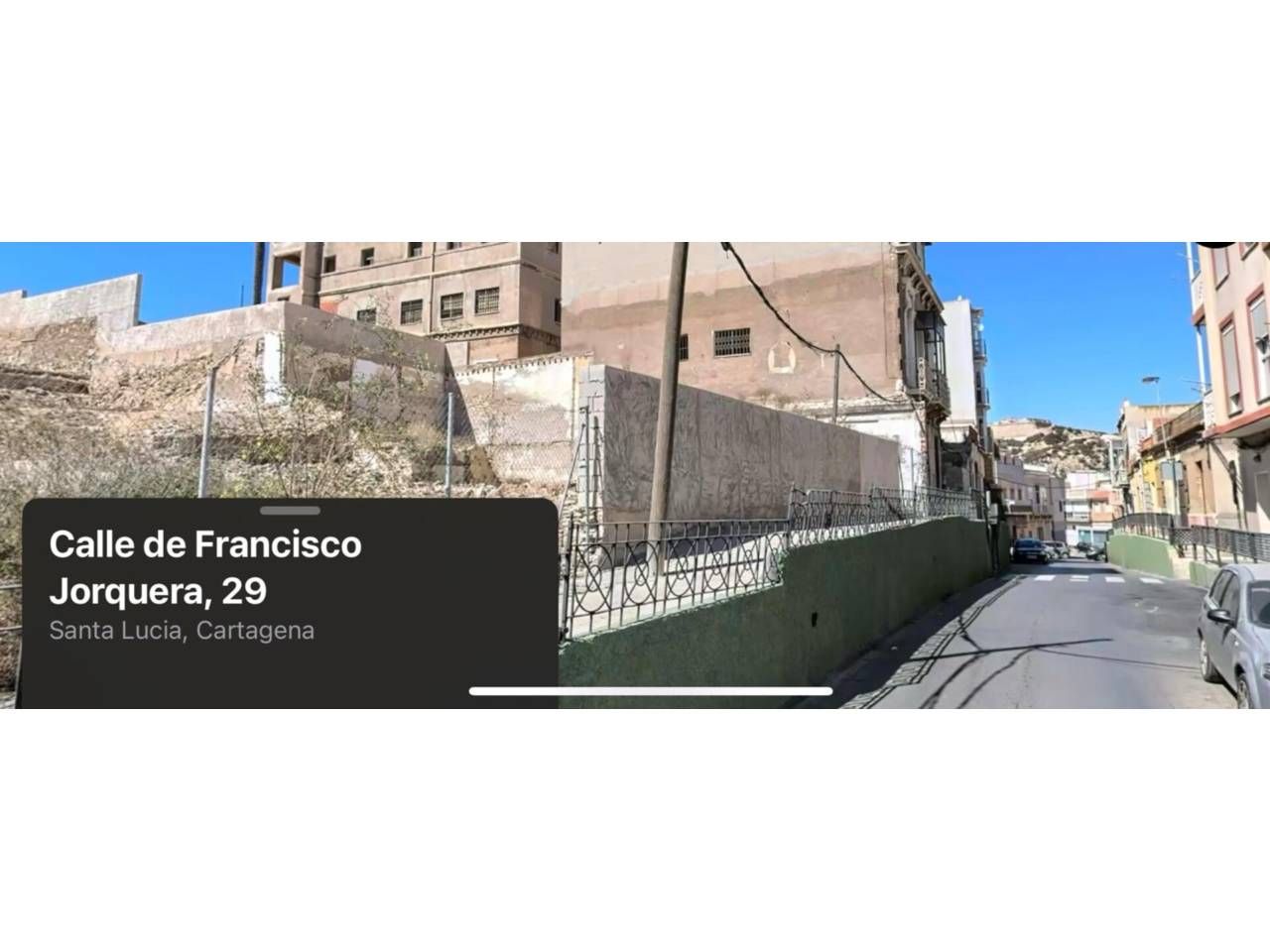 Exterior view of Industrial land for sale in Cartagena