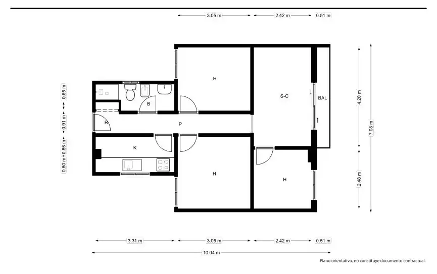 Wohnung mit Terrasse zum Verkauf in Carrer d' Antonio Ponz, imagen 21