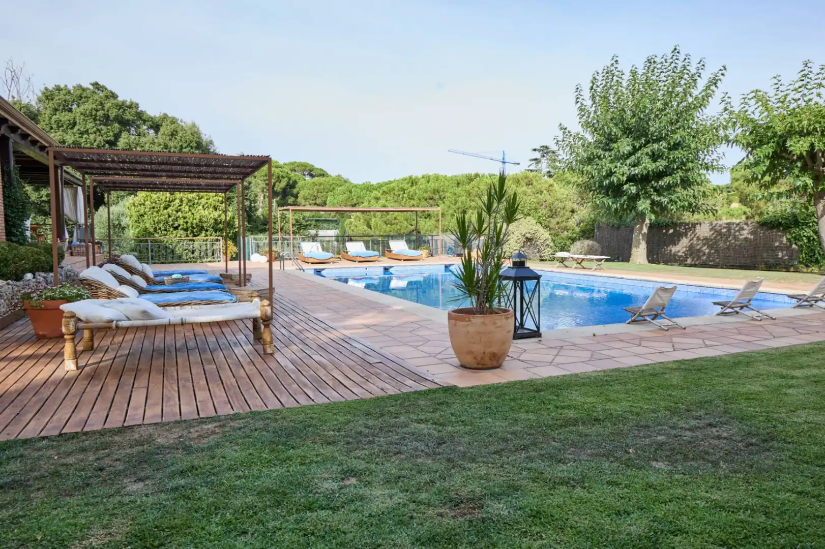 Piscina de Casa o xalet en venda en Sant Andreu de Llavaneres amb Calefacció, Jardí privat i Terrassa