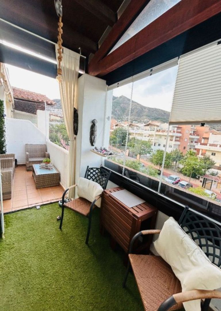 Terrassa de Pis de lloguer en Benalmádena amb Aire condicionat, Calefacció i Terrassa