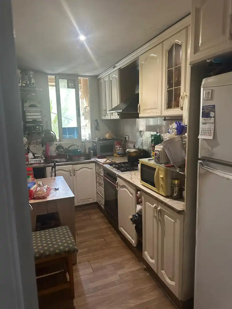 Kitchen of Flat for sale in Valencia  with Air Conditioner, Parquet flooring and Furnished