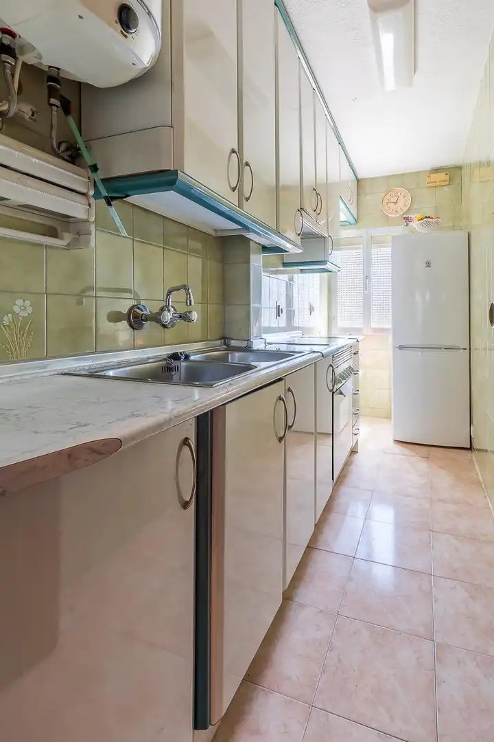 Kitchen of Flat for sale in Madrid  with Air Conditioner