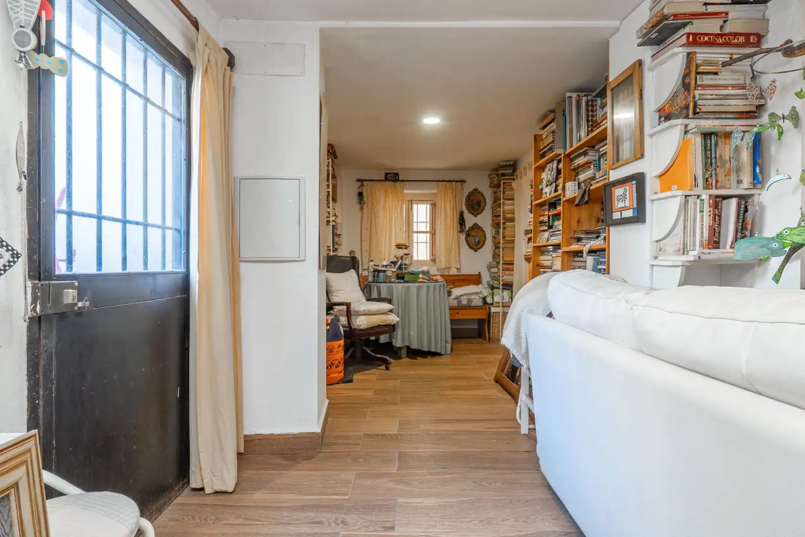 Living room of Houses for sale in Granada  with Air Conditioner, Terrace and Furnished