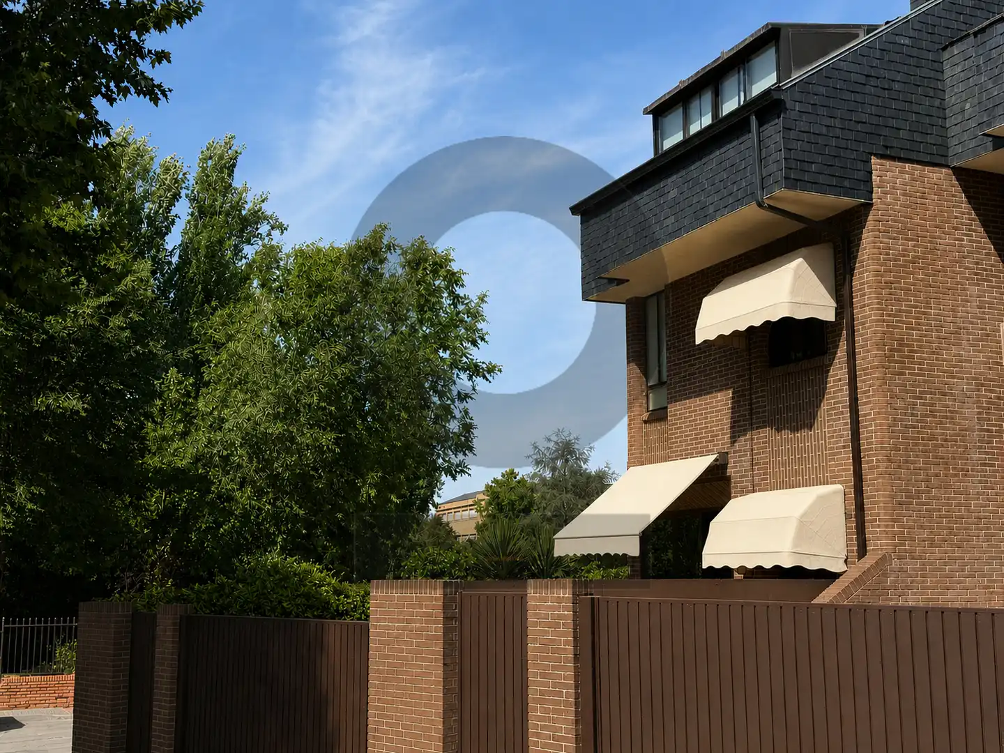 Exterior view of Houses for sale in Pozuelo de Alarcón  with Air Conditioner, Heating and Private garden