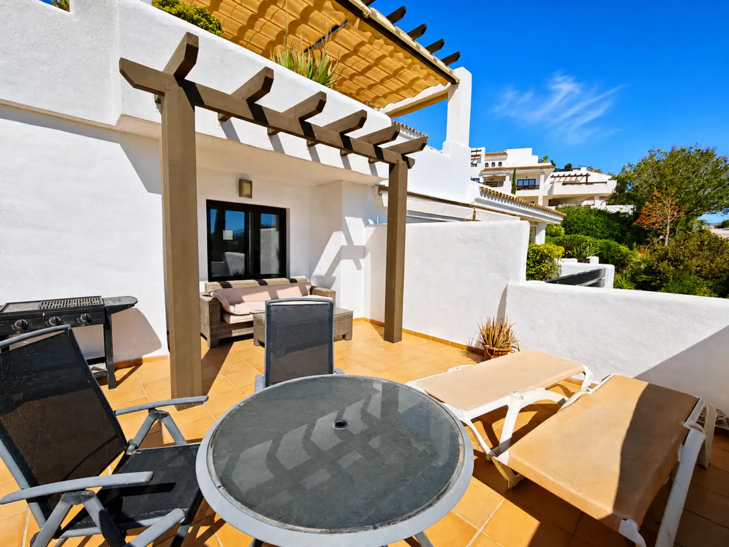 Terrassa de Apartament en venda en Casares amb Aire condicionat, Terrassa i Piscina